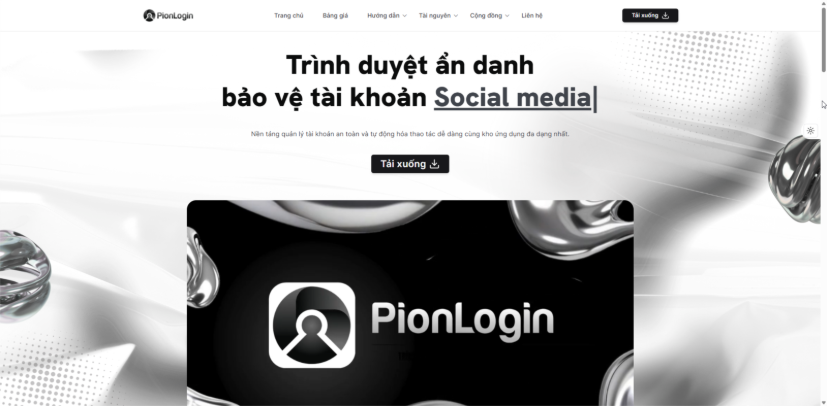 Giới thiệu về PionLogin