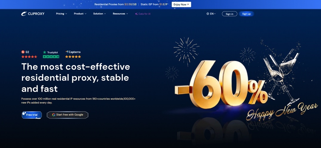 Cliproxy: Creating an efficient and secure IP proxy solution for cross-border business